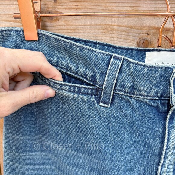 Doen Melody Jeans in Albi Wash Size‎ 32 Wide Leg Denim 100% Organic Cotton - Picture 7 of 17